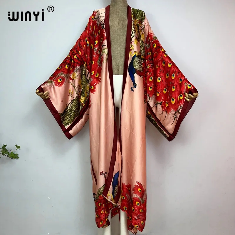 Robe Silk Women - WINYI 2022 Letni damski kardigan, seksowny,