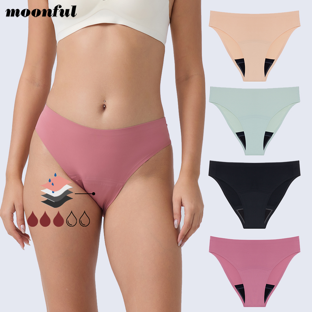 Period Panty Absorbent - Majtki menstruacyjne damskie szczelna miesiączkowe bielizna