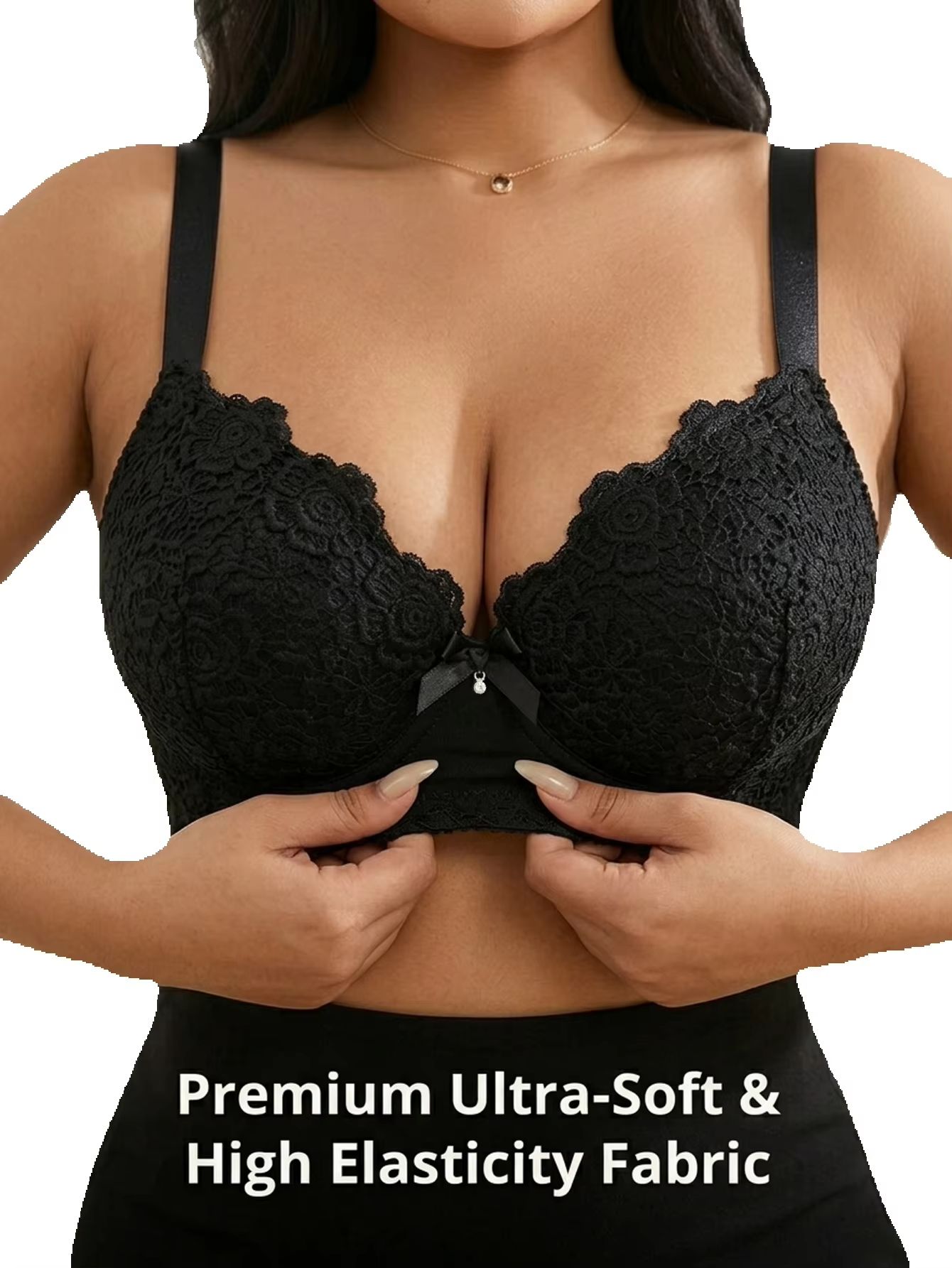 Biustonosz damski plus size z  – Push Up Bra Padded recenzja i cena