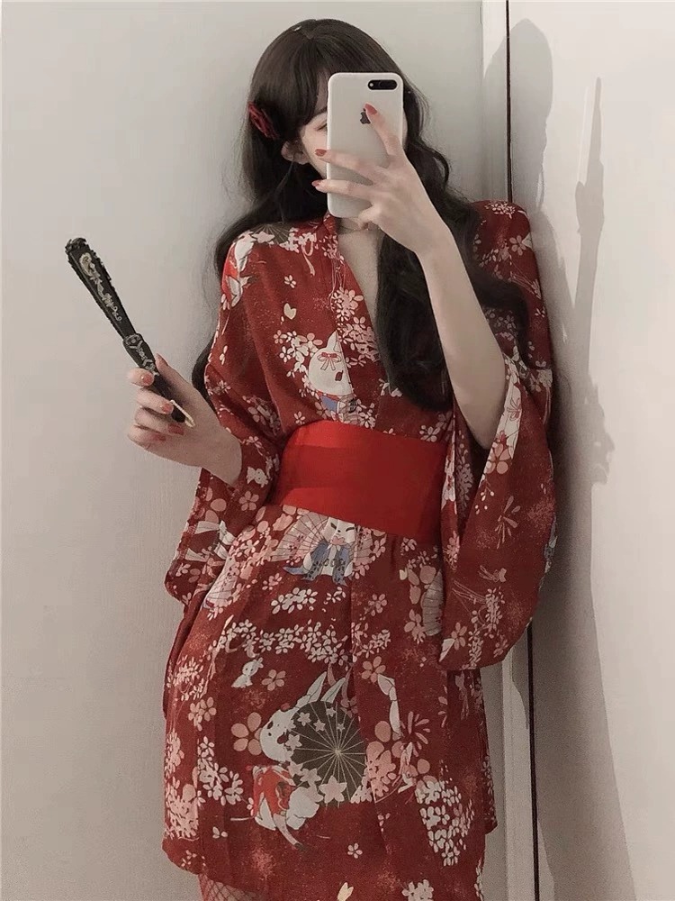 Seks japońskie kimono seksowna – Robe Silk Women recenzja i cena
