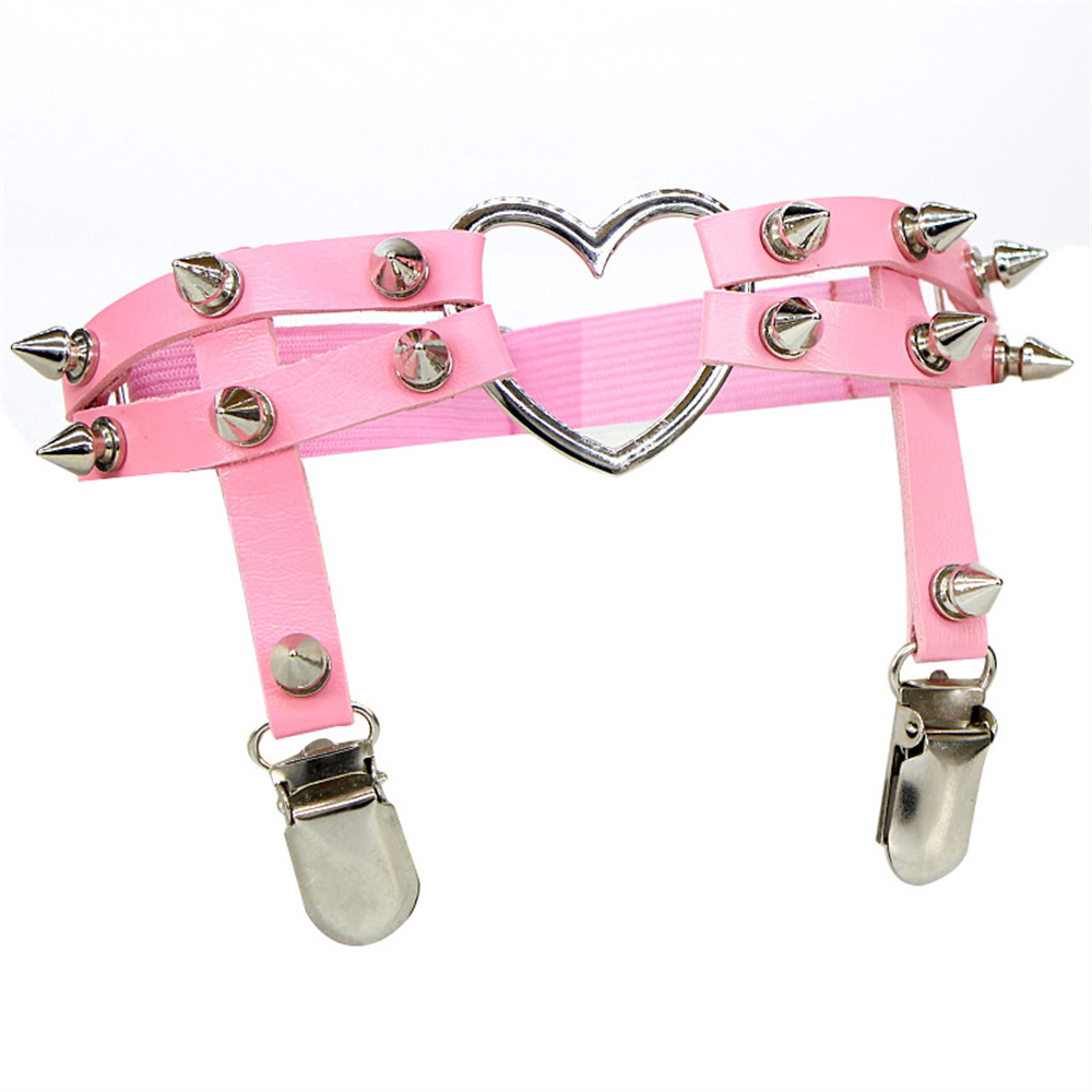 1Pcs Kobiety Punk Goth Heart P – Garter Belt Set recenzja i cena