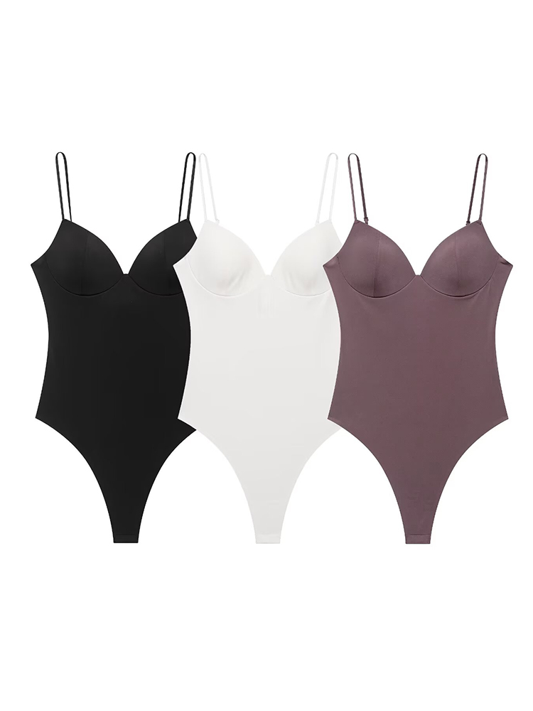 TFMLN Letnie damskie body z de – Shapewear Bodysuit Firm recenzja i cena
