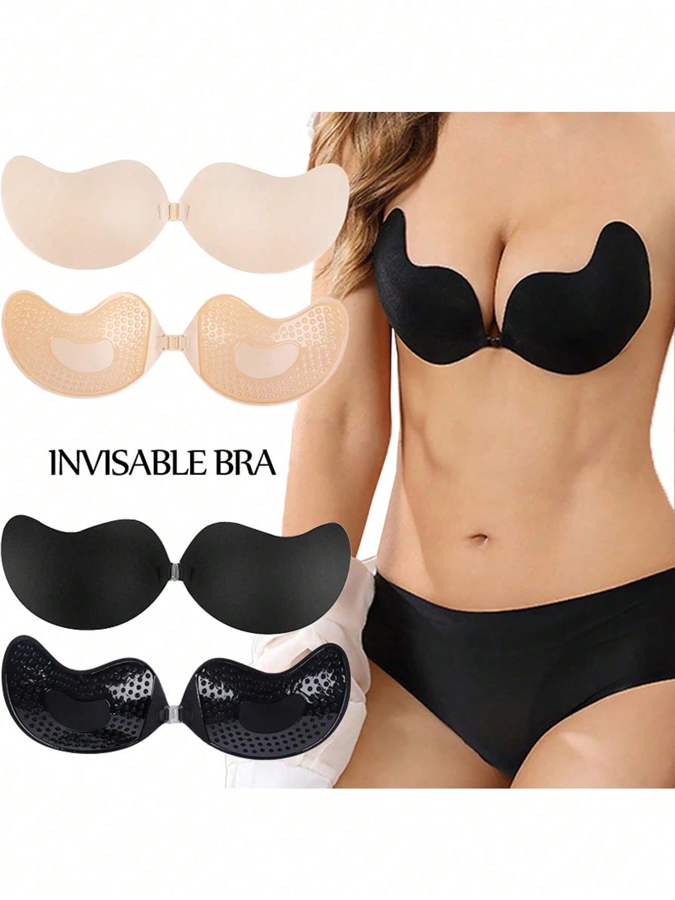 2-pak Damskie Samoprzylepne Ni – Push Up Bra Padded recenzja i cena